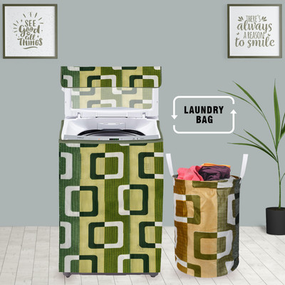 E-Retailer Top Loading Washing Machine  Cover(Width: 58 cm, Green)