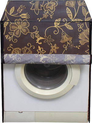 Archistylo Front Loading Washing Machine  Cover(Width: 69 cm, Yellowish, Wenge)
