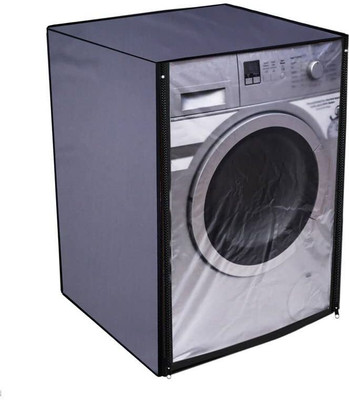 KingMatters Front Loading Washing Machine  Cover(Width: 63 cm, SILVER)