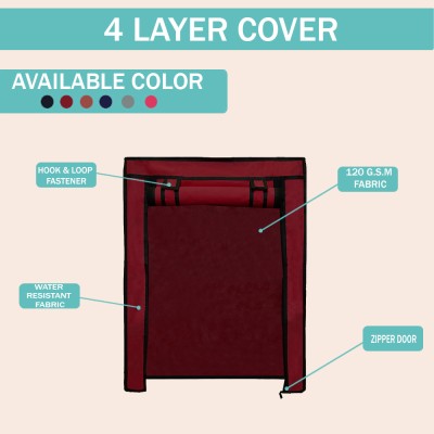 Philoshop Microwave Oven  Cover(Width: 56 cm, Maroon)