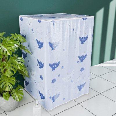 KUBER INDUSTRIES Top Loading Washing Machine  Cover(Width: 63 cm, Sky Blue & Blue)