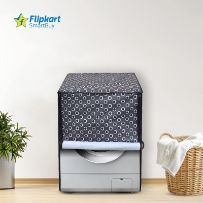 Flipkart SmartBuy Front Loading Washing Machine  Cover(Width: 61 cm, Grey Black)