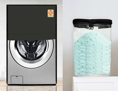 Kanushi Industries Front Loading Washing Machine  Cover(Width: 58.42 cm, OCEAN GREEN)