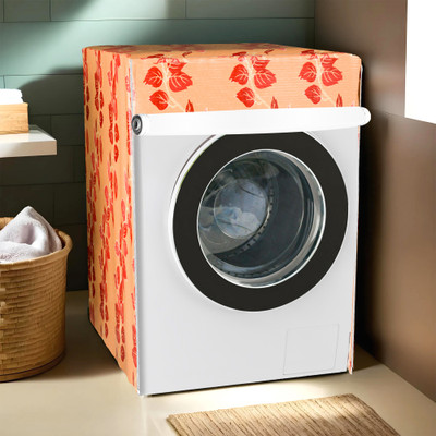 KUBER INDUSTRIES Front Loading Washing Machine  Cover(Width: 60 cm, Red)