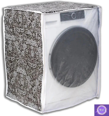 Huma Collections Front Loading Washing Machine  Cover(Width: 63 cm, Grey, White)