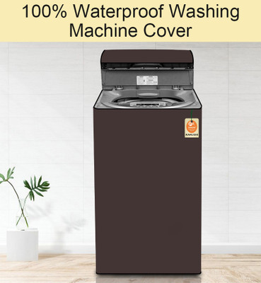 Kanushi Industries Top Loading Washing Machine  Cover(Width: 58.42 cm, Coffee)