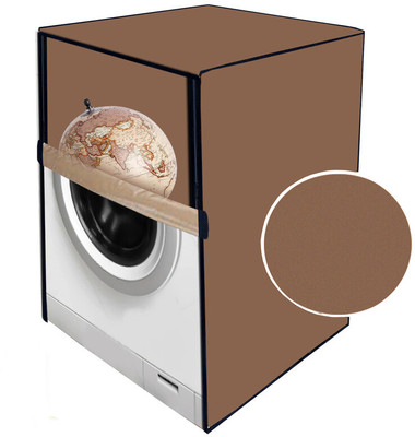 JM Homefurnishings Front Loading Washing Machine  Cover(Width: 64 cm, Beige)