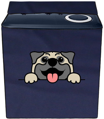 Archistylo Semi-Automatic Washing Machine  Cover(Width: 92 cm, Blue)