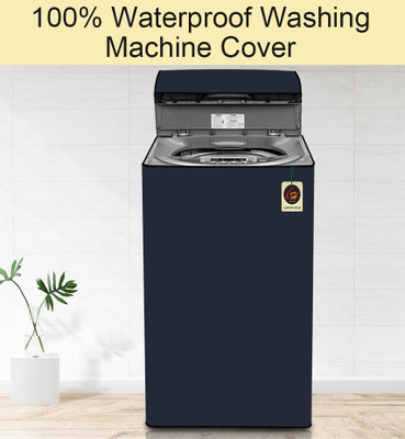 Comfort House Top Loading Washing Machine  Cover(Width: 58.42 cm, Navy Blue)