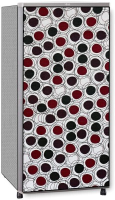 ANSH HOME Refrigerator  Cover(Width: 20.5 cm, Red)