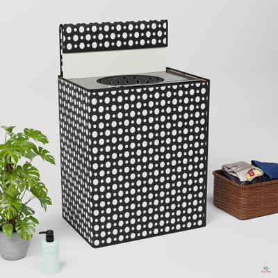 Heart Home Top Loading Washing Machine  Cover(Width: 60 cm, Grey)