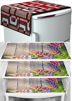 REVEXO Refrigerator  Cover(Width: 20 cm, Multicolor)