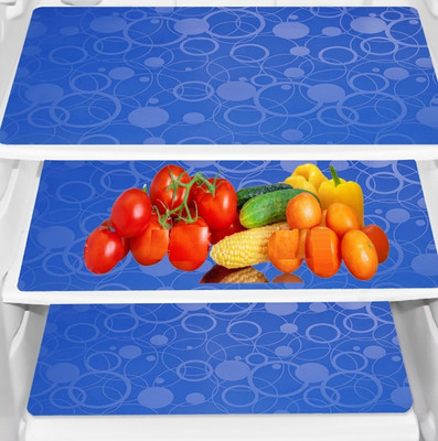 Trendy Rabbit Fridge Mat(Width: 32 cm, Orange, Maroon)