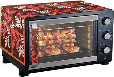 LooMantha Microwave Oven  Cover(Width: 37 cm, Red)