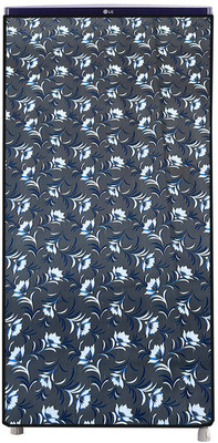 Homeify Refrigerator  Cover(Width: 53 cm, Cloudy, Blue)
