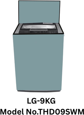 Elam Decor Top Loading Washing Machine  Cover(Width: 58 cm, Grey)
