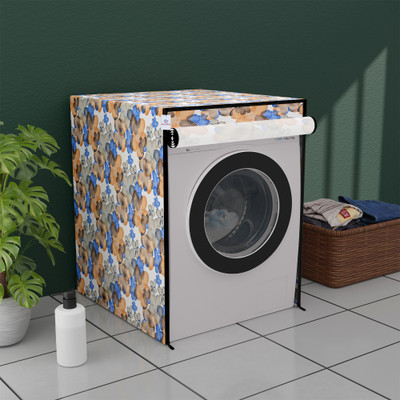 Heart Home Front Loading Washing Machine  Cover(Width: 60 cm, White)