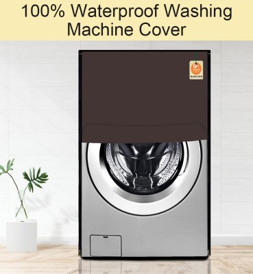 Kanushi Industries Front Loading Washing Machine  Cover(Width: 58.42 cm, Coffee)