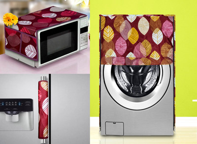 Comfort House Front Loading Washing Machine  Cover(Width: 58.42 cm, Maroon)