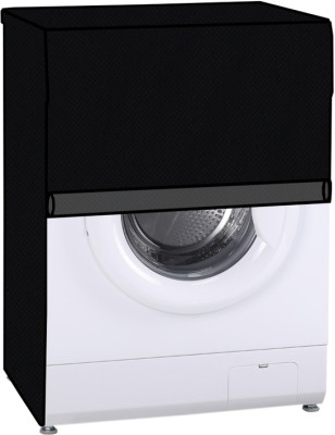 JM Homefurnishings Front Loading Washing Machine  Cover(Width: 75 cm, Black)