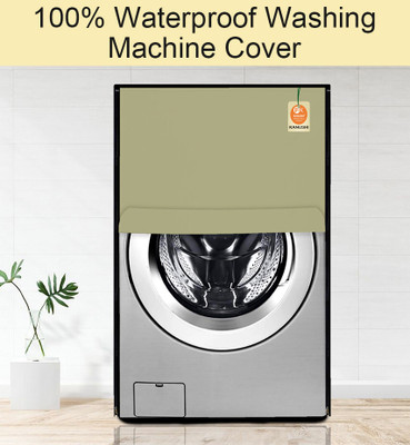 Kanushi Industries Front Loading Washing Machine  Cover(Width: 58.42 cm, Khaki)
