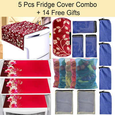 Comfort House Fridge Mat(Width: 99 cm, Maroon)