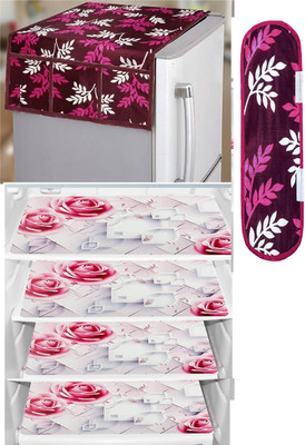 LooMantha Fridge Mat(Width: 55 cm, Pink)