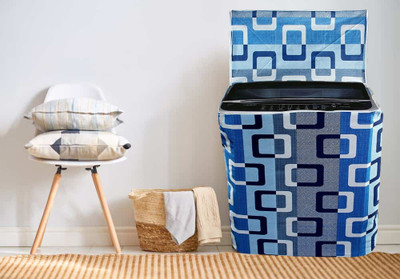 REVEXO Top Loading Washing Machine  Cover(Width: 55 cm, Blue)