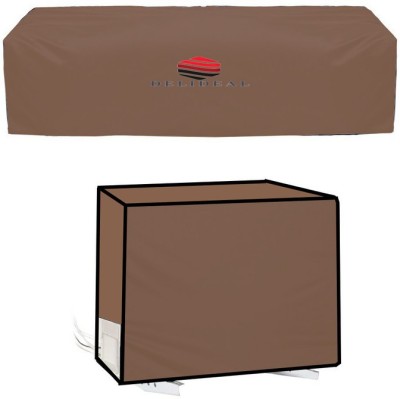 Delideal Air Conditioner  Cover(Width: 44 cm, Beige)