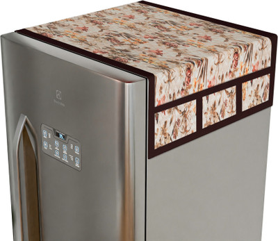 KUBER INDUSTRIES Fridge Mat(Width: 103 cm, Cream)