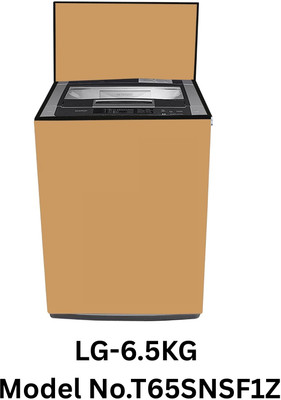 Elam Decor Top Loading Washing Machine  Cover(Width: 58 cm, Beige)