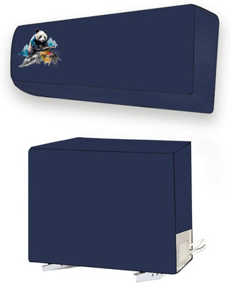 ME AND ME Air Conditioner  Cover(Width: 127.5 cm, Blue)