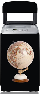 KVAR Top Loading Washing Machine  Cover(Width: 75 cm, Black)