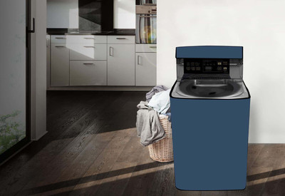 Hillberg Top Loading Washing Machine  Cover(Width: 60.91 cm, Blue)