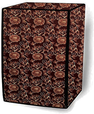 SAVEIT Front Loading Washing Machine  Cover(Width: 99 cm, Maroon, Golden)