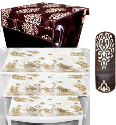REVEXO Refrigerator  Cover(Width: 44 cm, Multi)