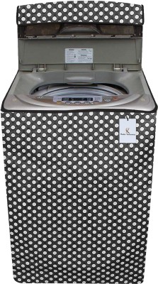 KUBER INDUSTRIES Top Loading Washing Machine  Cover(Width: 60 cm, Black, White)