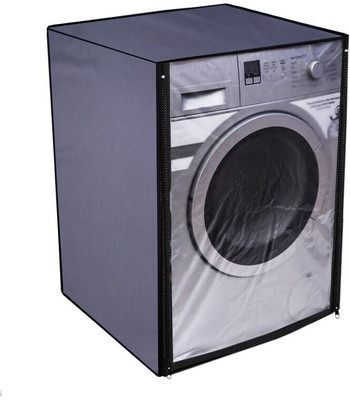 Nitasha Front Loading Washing Machine  Cover(Width: 63 cm, Grey)