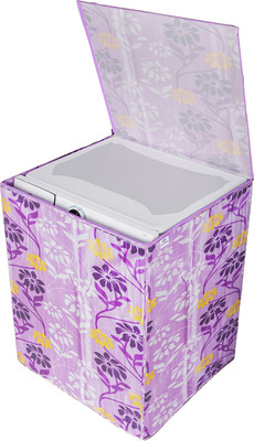 Heart Home Top Loading Washing Machine  Cover(Width: 59 cm, Purple)