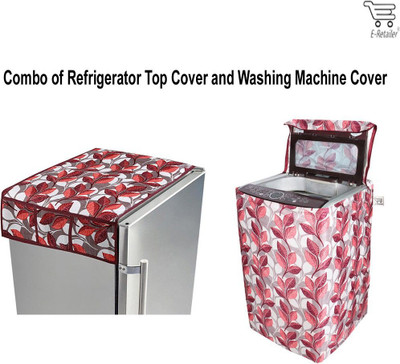 E-Retailer Top Loading Washing Machine  Cover(Width: 61 cm, Pink)