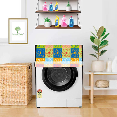 PARADISE HOME DECOR Front Loading Washing Machine  Cover(Width: 62 cm, Multi)
