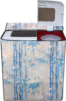 Nitasha Semi-Automatic Washing Machine  Cover(Width: 89 cm, Silver)