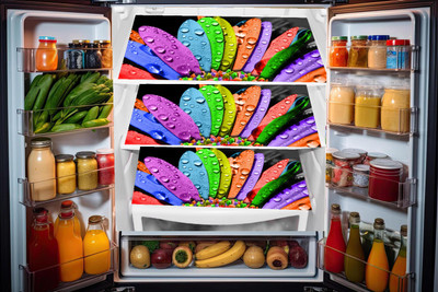 REVEXO Fridge Mat(Width: 32 cm, Multicolor)