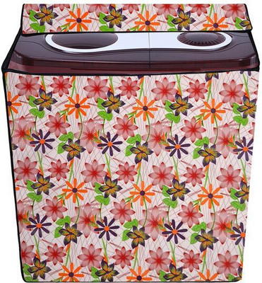 Decorly Furnishings Semi-Automatic Washing Machine  Cover(Width: 80 cm, Multicolor)