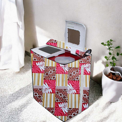 shrinitya Semi-Automatic Washing Machine  Cover(Width: 82 cm, Multicolor)
