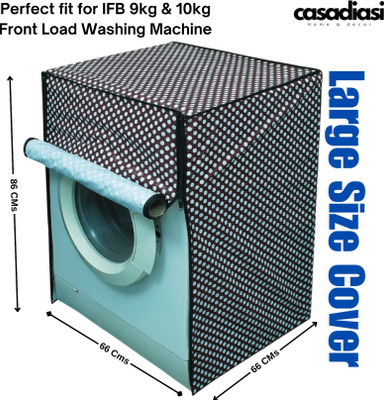 Casadiasi Front Loading Washing Machine  Cover(Width: 66 cm, Brown)