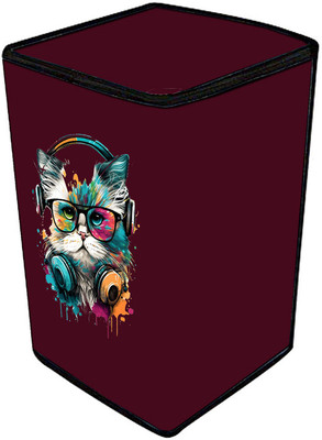 JM Homefurnishings Top Loading Washing Machine  Cover(Width: 62 cm, Maroon)