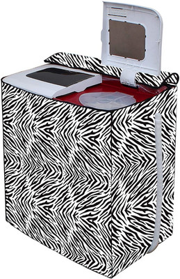 Immix Semi-Automatic Washing Machine  Cover(Width: 55.9 cm, Black, White)