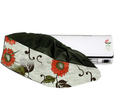 AAJ KA FASHION Air Conditioner  Cover(Width: 111 cm, White,Green)