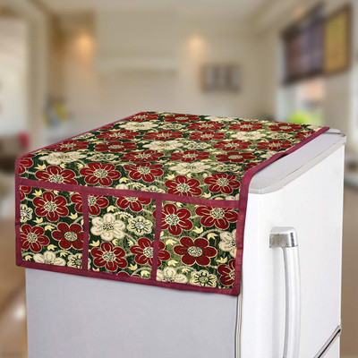 E-Retailer Refrigerator  Cover(Width: 53 cm, Multicolor)